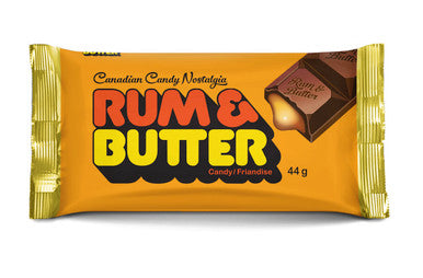 Rum and Butter Bar 24ct, 44g/1.5 oz. each {Imported from Canada}
